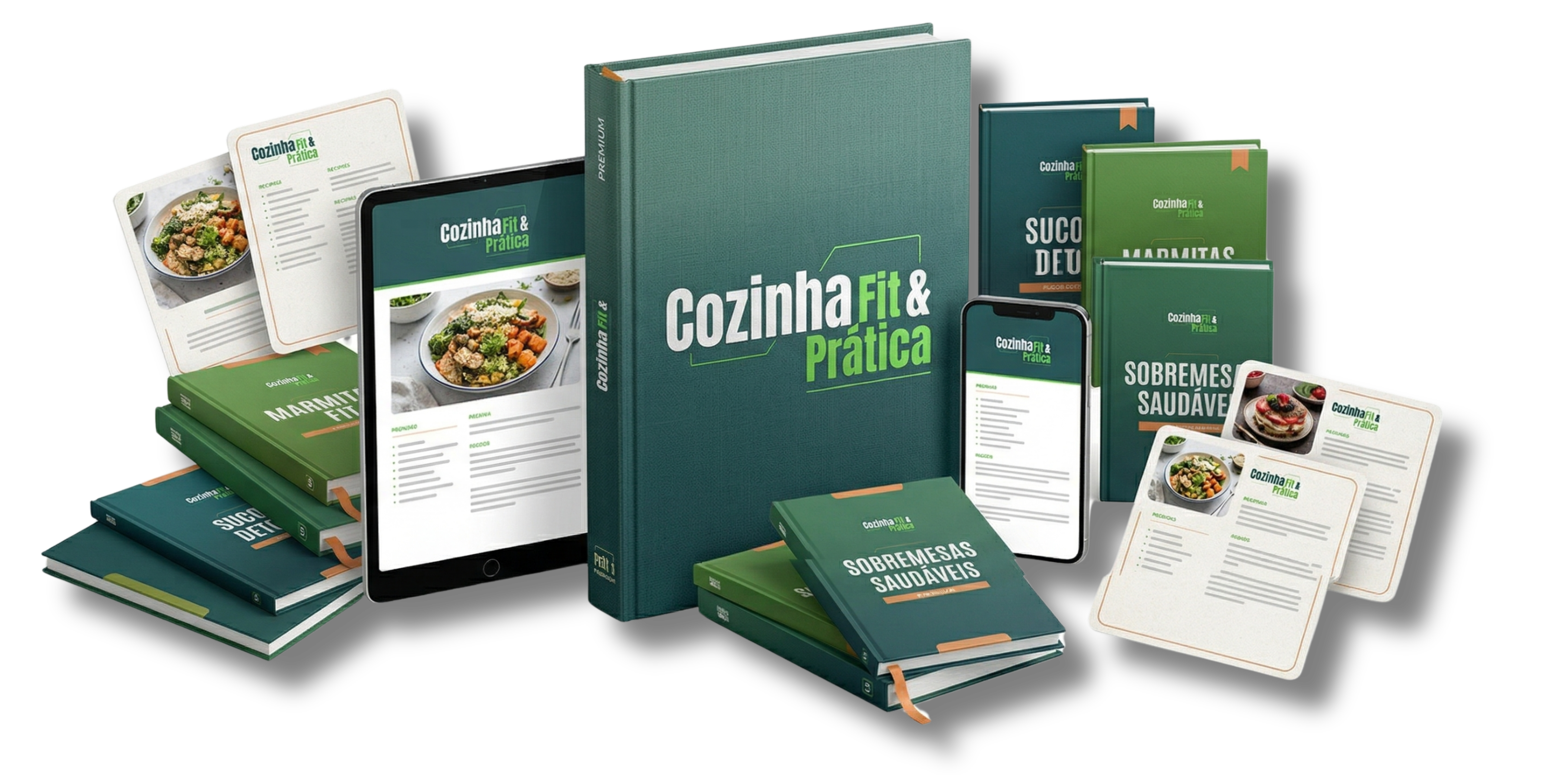 Mockup Pacote Premium Cozinha Fit Prática